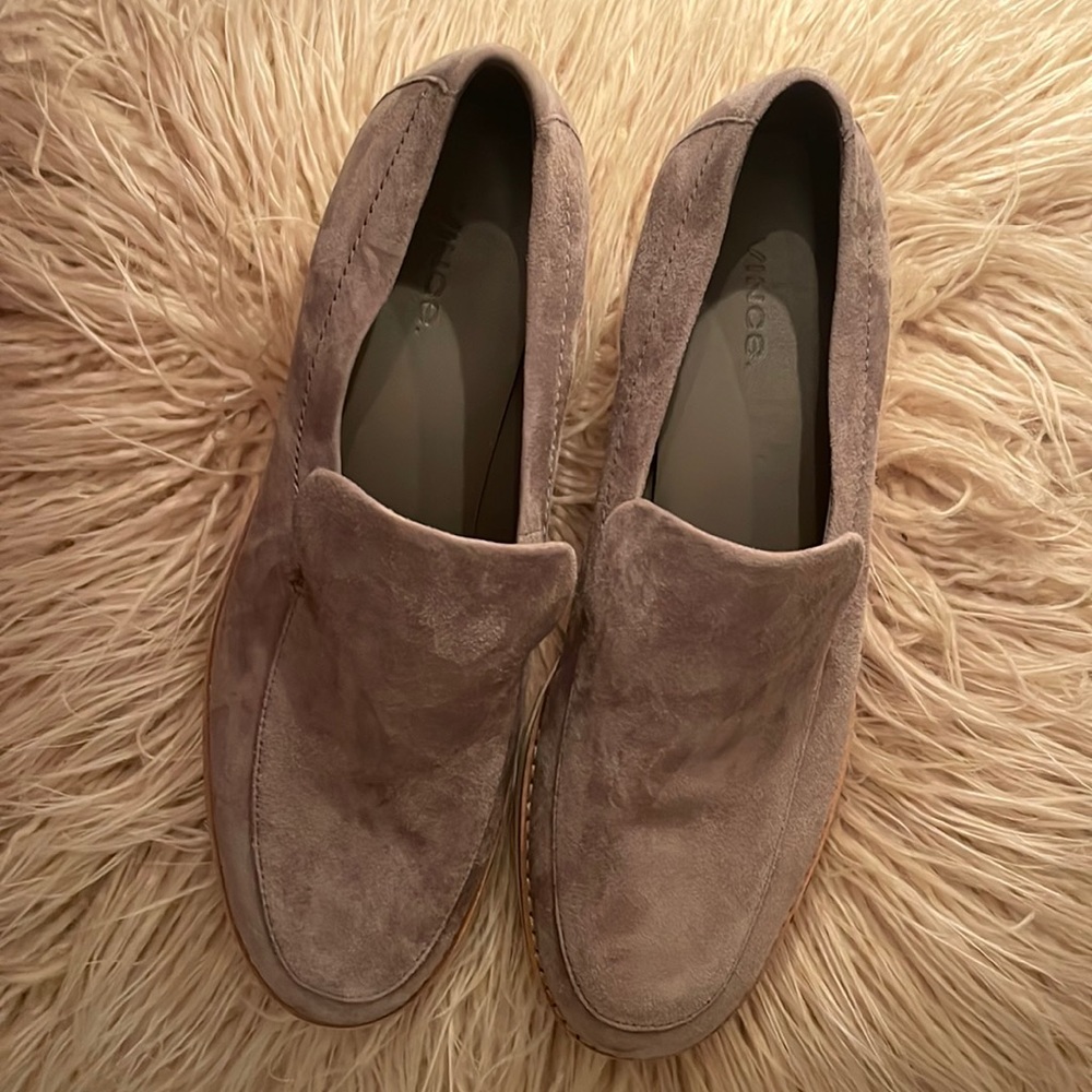 Vince platform loafers